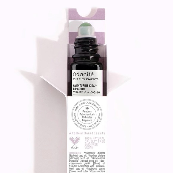 NIB ODACITÉ Aventurine Kiss Lip Plumping Luxury Hydrating Serum - Picture 3 of 5